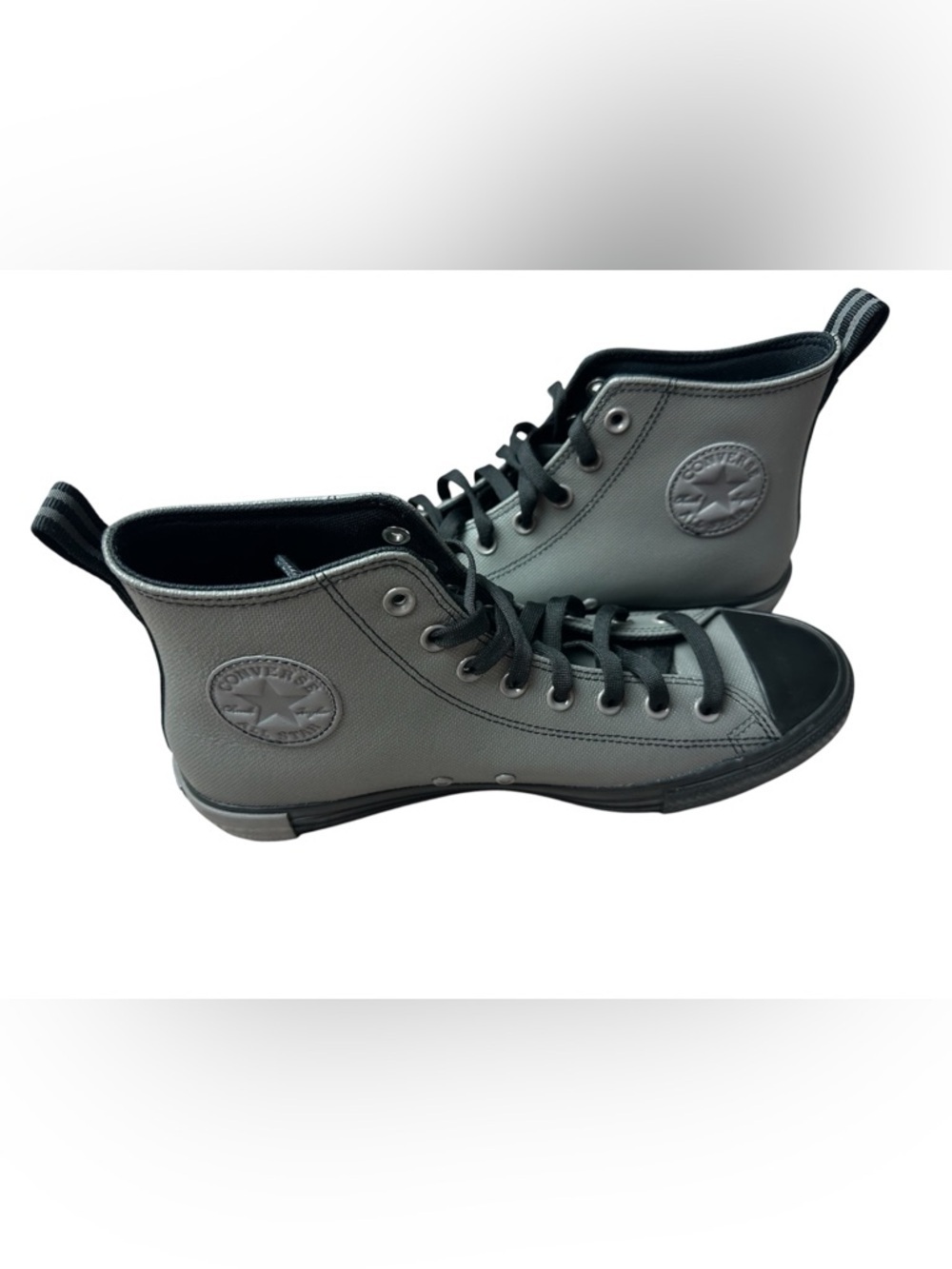 Converse CTAS TecTuff High Sharkskin Sneaker A09486C - Black/Grey - 10.5 NWOB